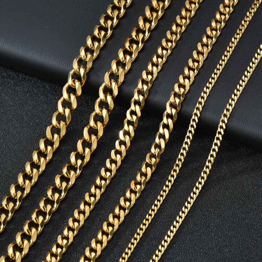 Collier en acier inoxydable po - Cuban Link Chain 12Mm avis et prix