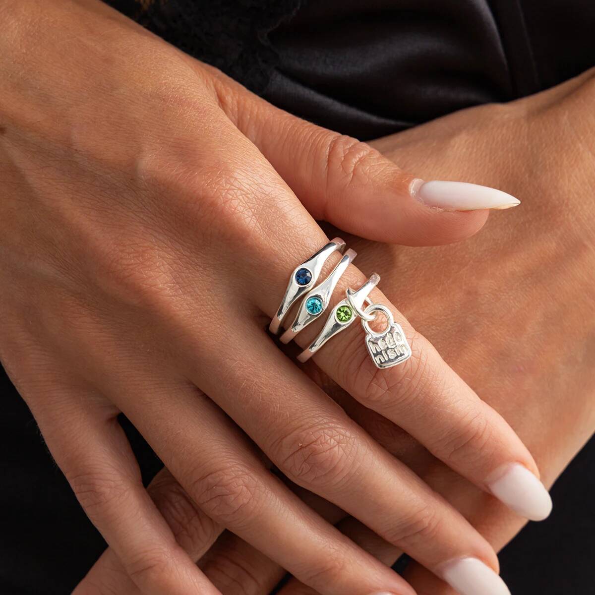 Ingemark Lot de 3 bagues empil - Vintage Punk Knuckle Rings Set avis et prix