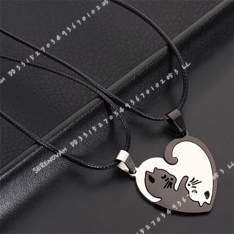 1 Paire de Porte-clés Créatifs - Magnetic Couple Matching Necklaces avis et prix
