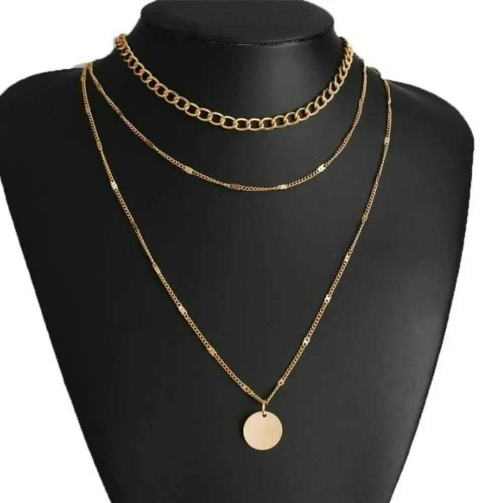 Colliers à pendentifs superpos - Layered Pendant Necklace Aesthetic avis et prix