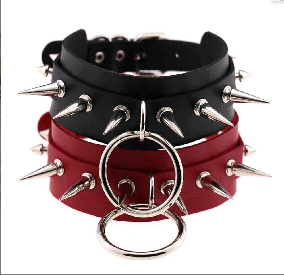 Tour de cou clouté à pointes l - Goth Punk Spike Choker avis et prix