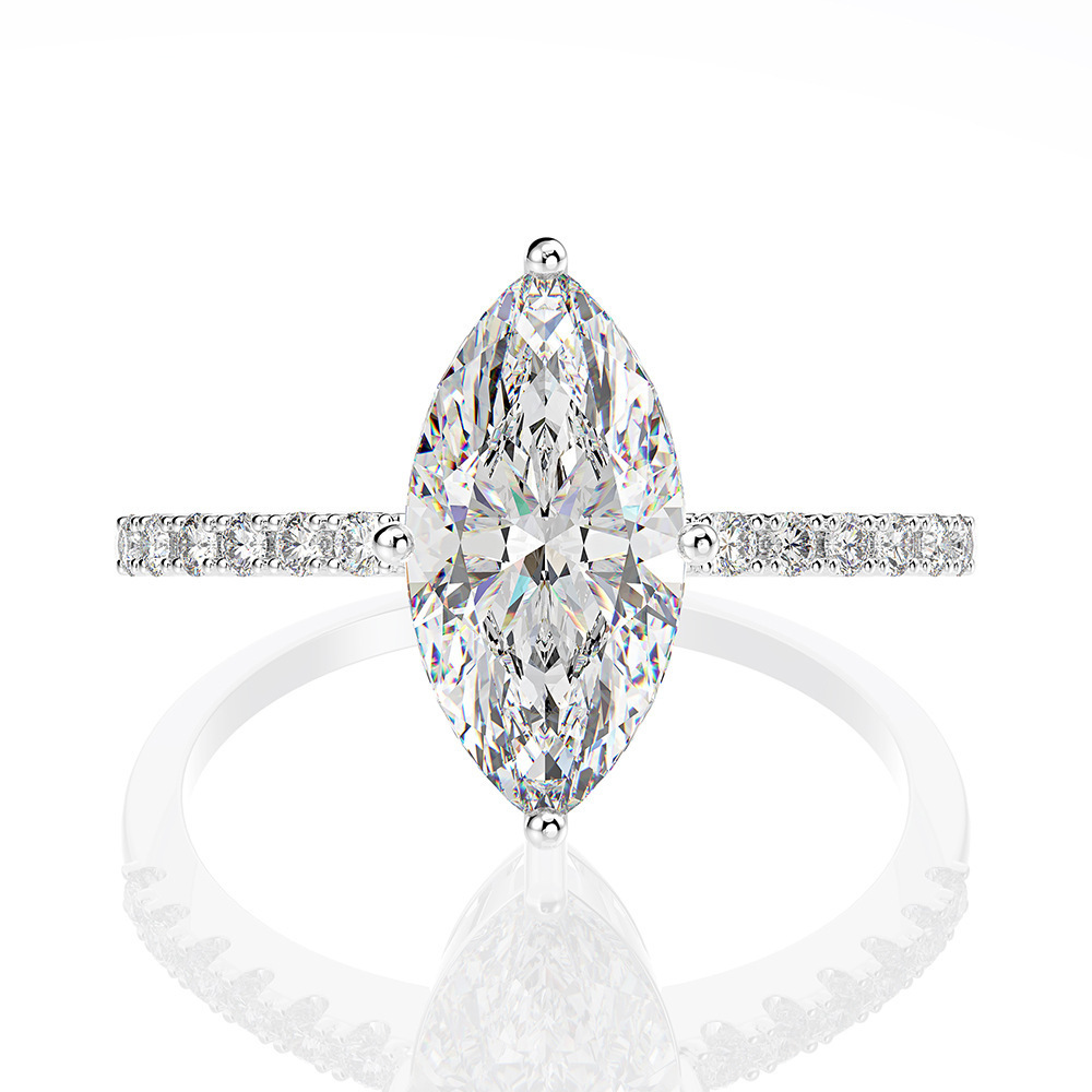 Bagues de mariage en moissanit - Moissanite Engagement Ring 1 Carat avis et prix