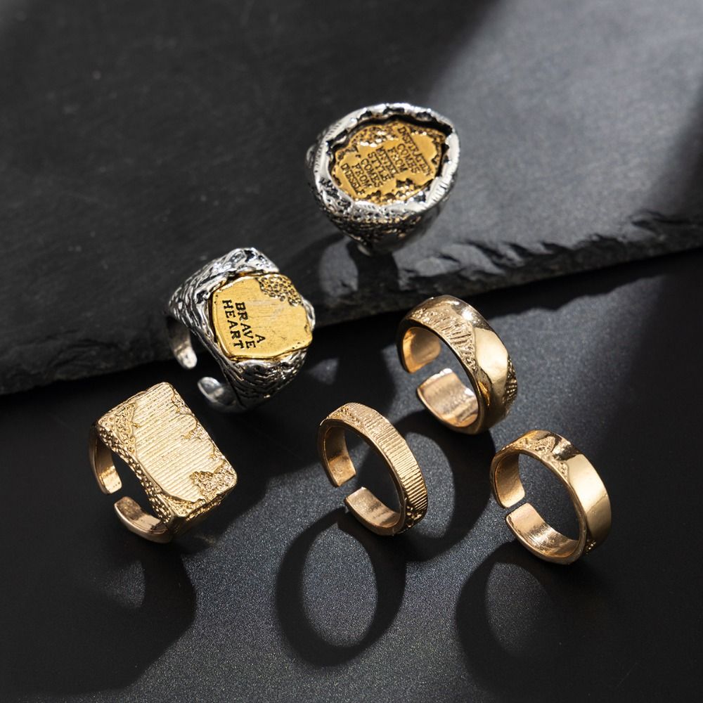 Ensembles de bagues pour doigt - Vintage Punk Knuckle Rings Set avis et prix