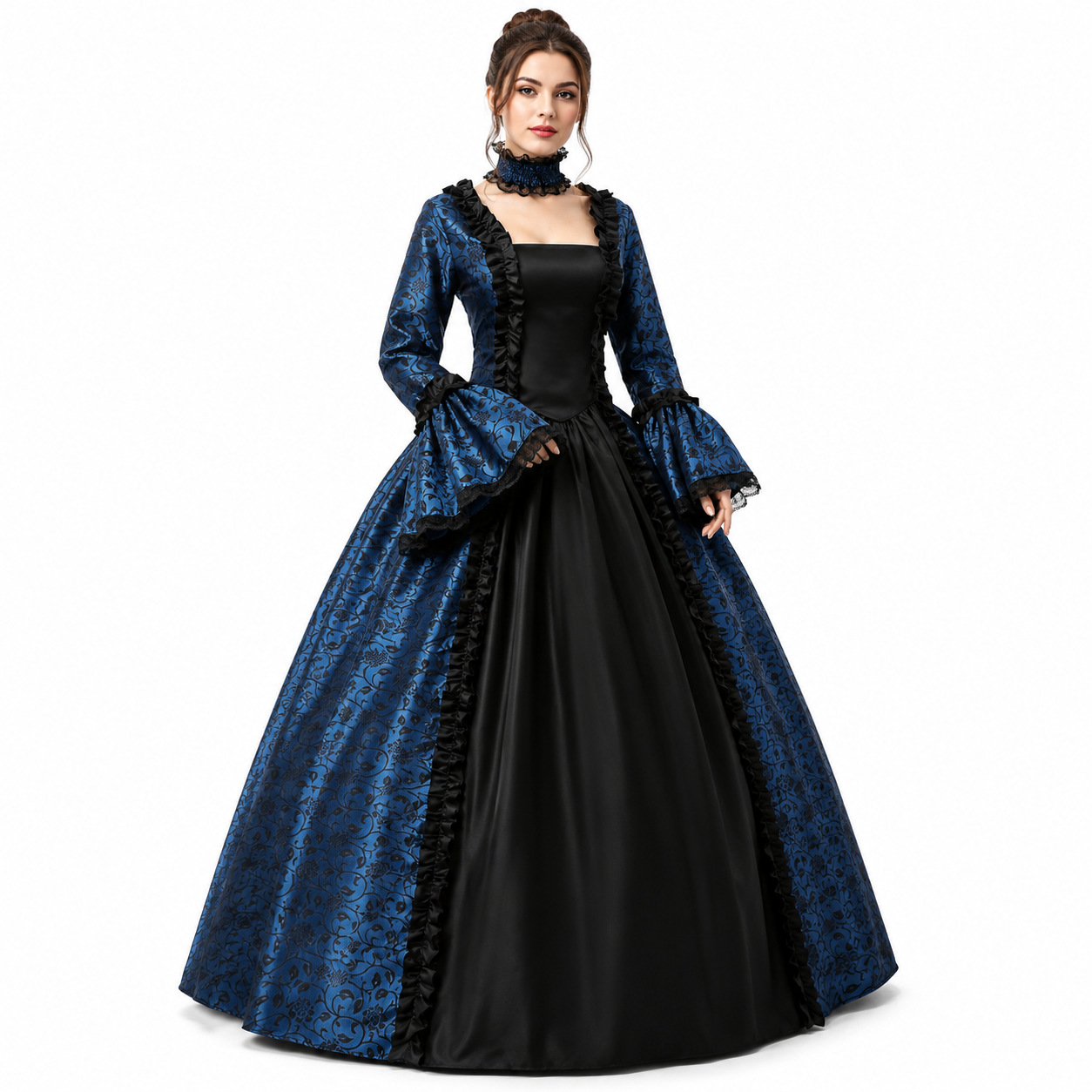 Robe vintage médiévale gothiqu - Necklaces avis et prix