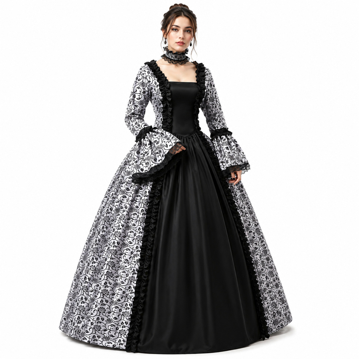 Robe vintage médiévale gothiqu - Necklaces avis et prix
