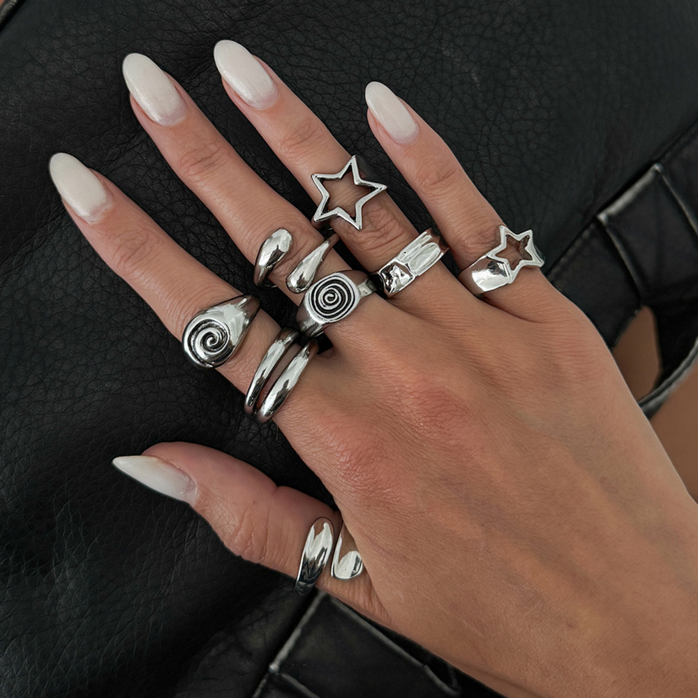 Ingemark Lot de 8 bagues ouver - Vintage Punk Knuckle Rings Set avis et prix