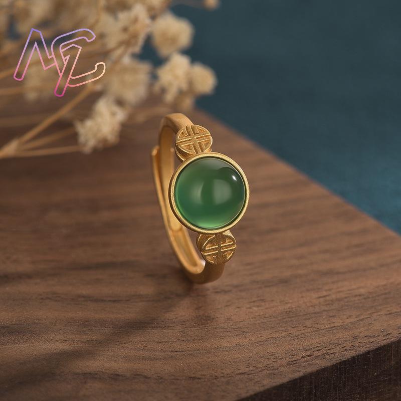 Bagues en Jade naturel, bijoux - Rings avis et prix