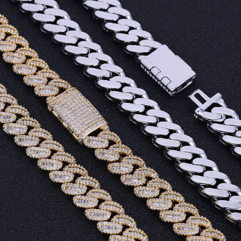 NUOYA Hip Hop bijoux haute qua - Cuban Link Chain 12Mm avis et prix